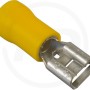 FLACHSTECKHÜLSE GELB 4.0-6.0 MM² / 6.3MM(10)