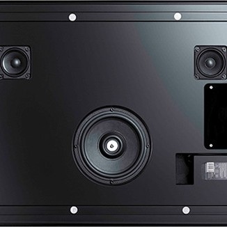 FLAT HIFI SYSTEM MIT WANDBILD MA-3 BLACK
