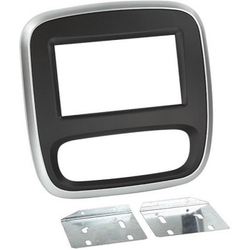 2-DIN RB Renault Trafic / Opel Vivaro 2014-> schwarz/silber
