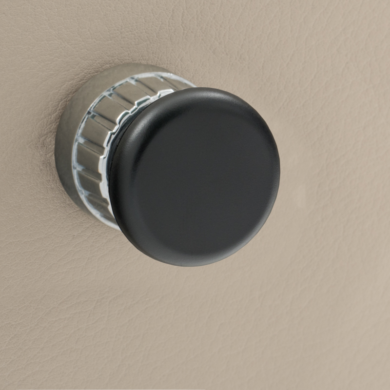 RETROSOUND vorderer Bedienknopf, Kunststoff, schwarz