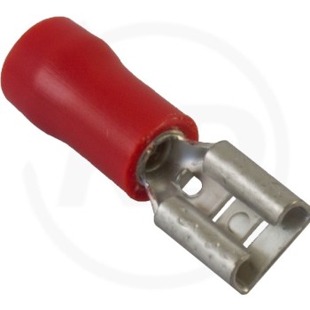 FLACHSTECKHÜLSE ROT 0.5-1.0 MM² / 4.8 MM(10)