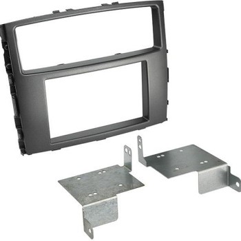2-DIN Radioblende Mitsubishi Pajero 2007-2014 anthrazit