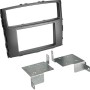 2-DIN Radioblende Mitsubishi Pajero 2007-2014 anthrazit
