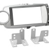 2-DIN Radioblende Toyota Yaris(XP13) 10/2011-08/2014 silber