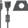 USB-Einbaubuchse mit 200cm Kabel
