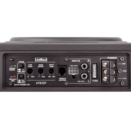 AXTON ATB25P Flat-Aktivsubwoofer 25 cm mit Passivmembran