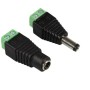 DC BUCHSE + DC STECKER SCHRAUBSTECKER 2X SET