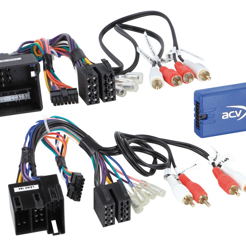 Lenkradfernbedienungsadapter Audi mit CAN-BUS und ISO/Quadlock-Anschluss
