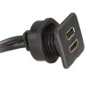 USB/HDMI Einbaubuchse/Aufbaugehäuse USB-A/HDMI