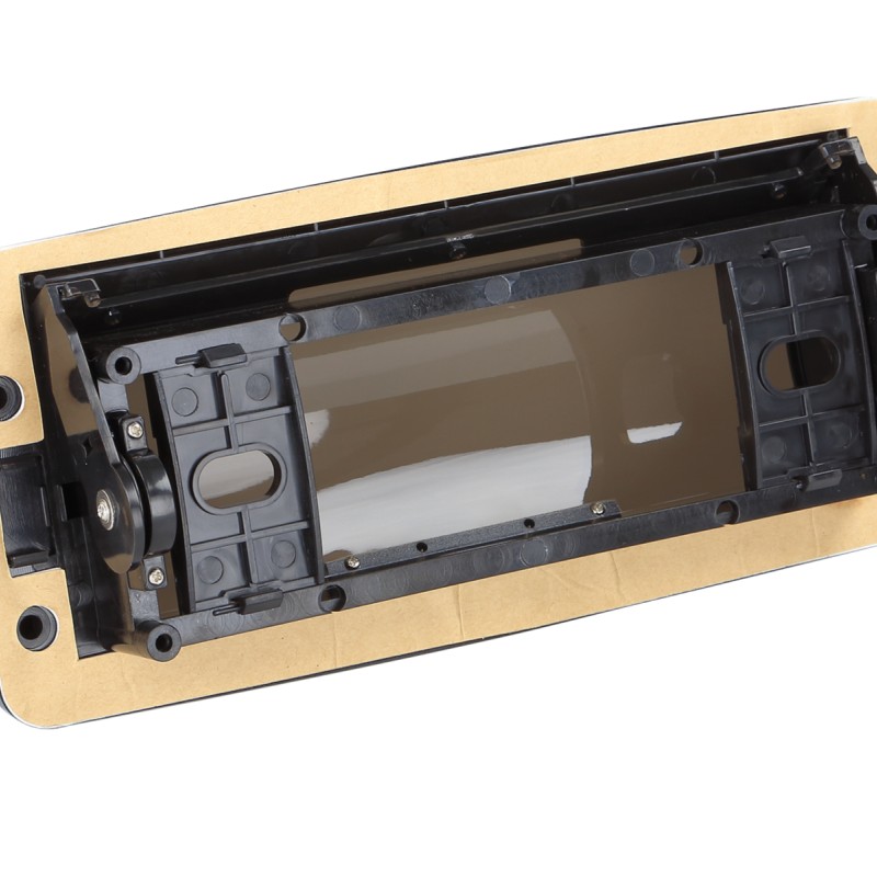 1-DIN Radioblende Boote spritzwassergeschützt schwarz