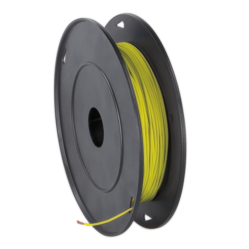 SPULE FLRY KABEL 0.75 MM² GELB 100 METER