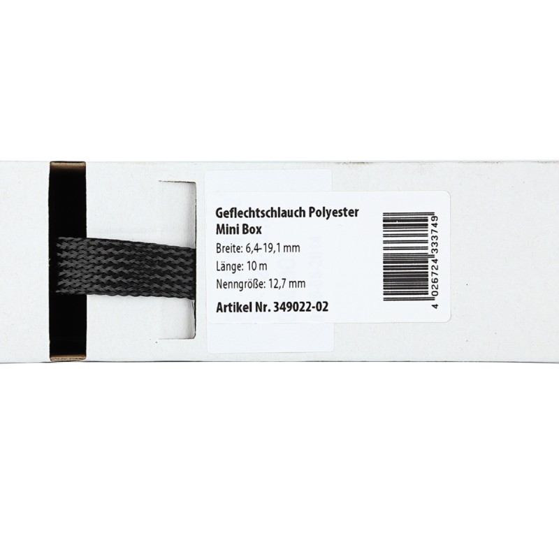 Geflechtschlauch Mini Box 6,4-19,1 mm / 10 m