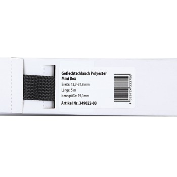 Geflechtschlauch Mini Box 12,7-31,8 mm / 5 m