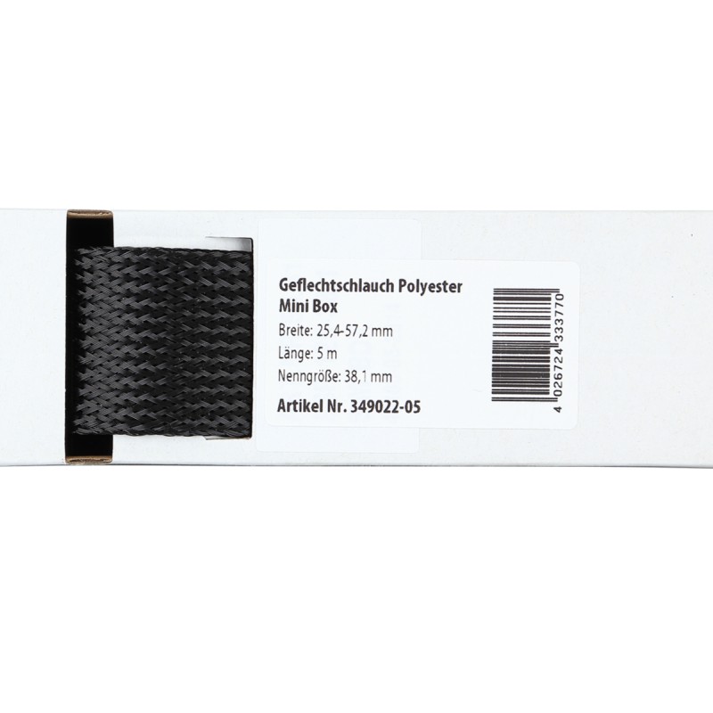 Geflechtschlauch Mini Box 25,4-57,2 mm / 5 m