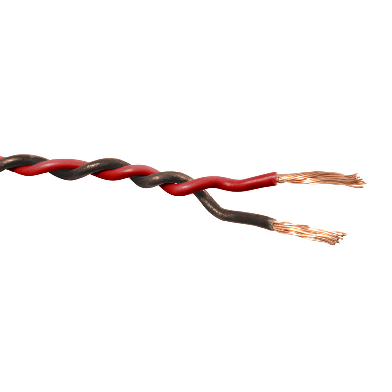 Verdrillte Kabel 2x0.5mm² Rot/Braun