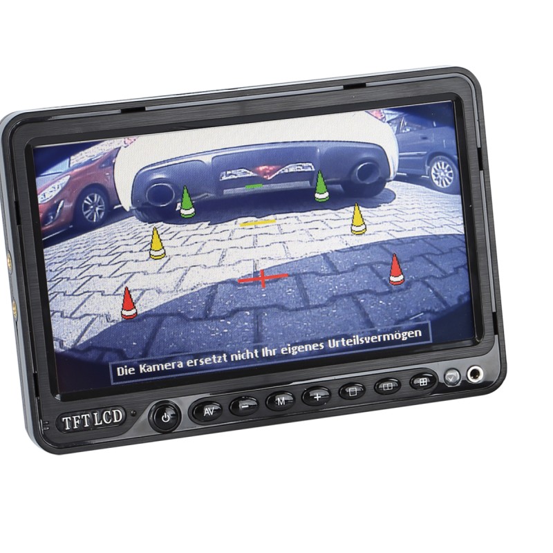 7 Zoll Monitor universal 16:9 (1 RFK+4 AV Eingänge)+Splitscreen
