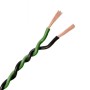 Verdrillte Kabel 2x1.50mm² Grün/Schwarz