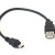 AMPIRE USB-BUCHSE > MINI-USB 5P. KABEL 20CM