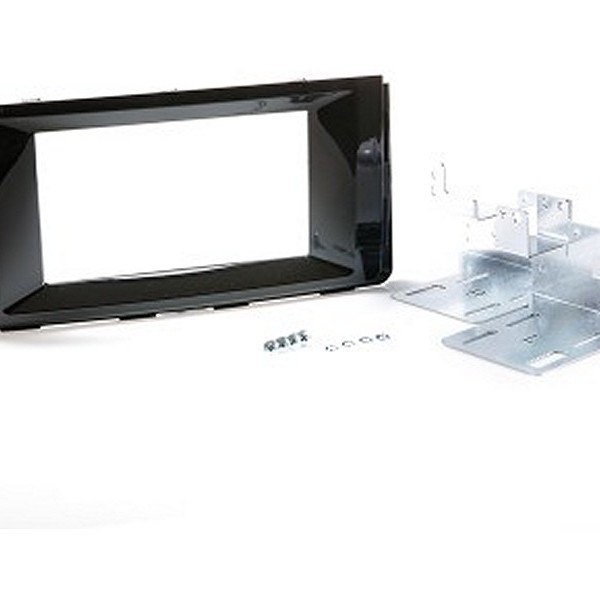 Radioblende HYUNDAI H350 ab 2015 2-DIN piano black Installer Kit