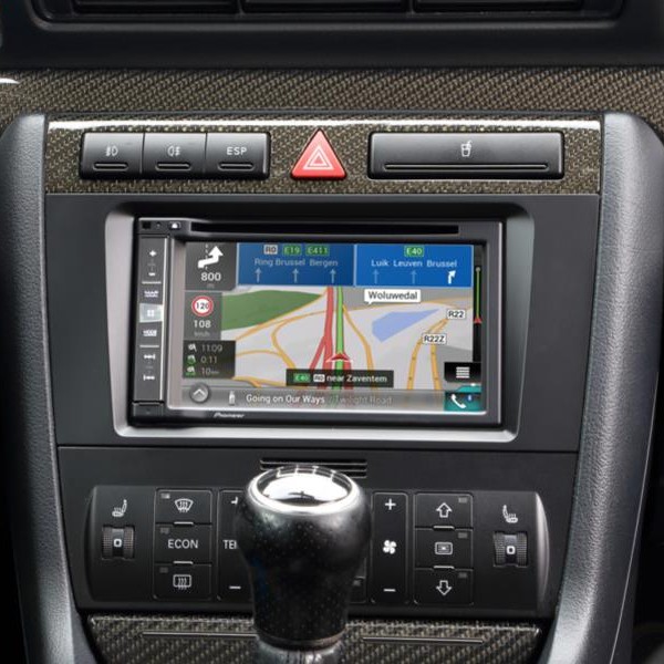 2-DIN Radioblende Audi A4 02/1999-08/2001 schwarz