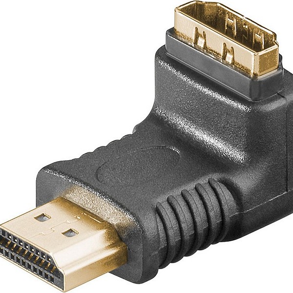 AMPIRE HDMI/HDMI ADAPTER, ANGEWINKELT