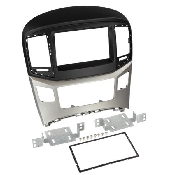 2-DIN RB Hyundai H1 2015-> schwarz / silber