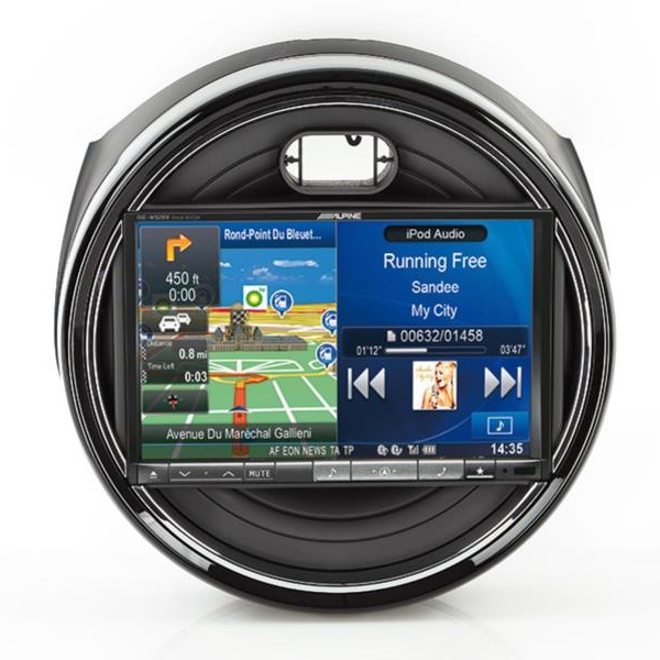 2-DIN RB BMW Mini (F55/F56/F57) 2014-2018 schwarz