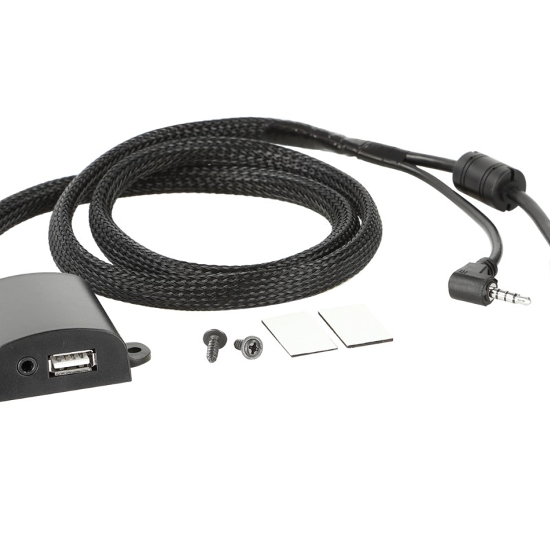 USB/AUX-AV Aufbaugehäuse universal USB/3,5mm Klinke