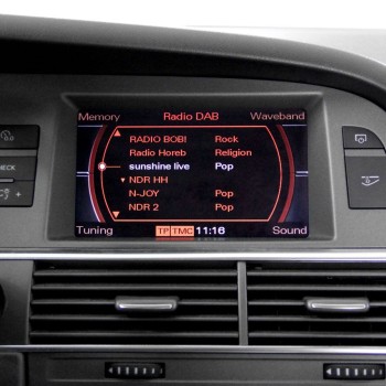 FISTUNE DAB, DAB+ Integration für Audi MMI 2G