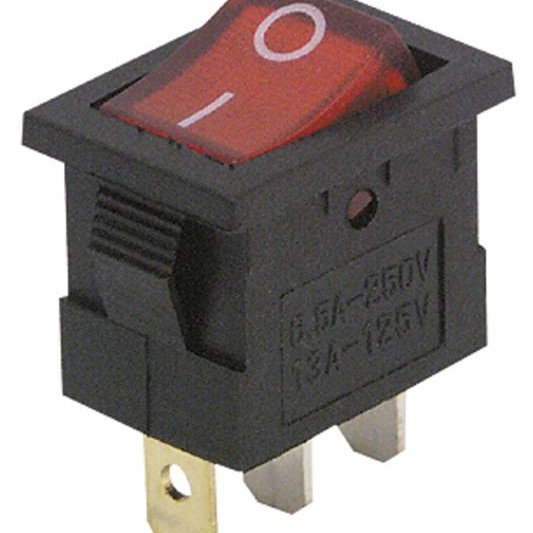 MINI-WIPPENSCHALTER 2-POLIG, EIN/AUS SCHWARZ