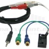 Vorverstärker & Aux +Klinke-Cinch Kabel für Audi  VW Seat BMW  Ford Opel