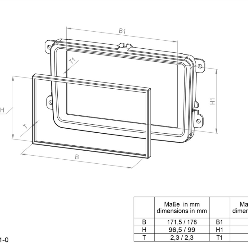 2-DIN RB Mitsubishi Mirage / Space Star 02/2013 >