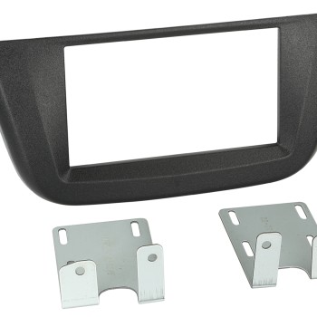 2-DIN Radioblende Iveco Daily 2014-2023 schwarz genarbt