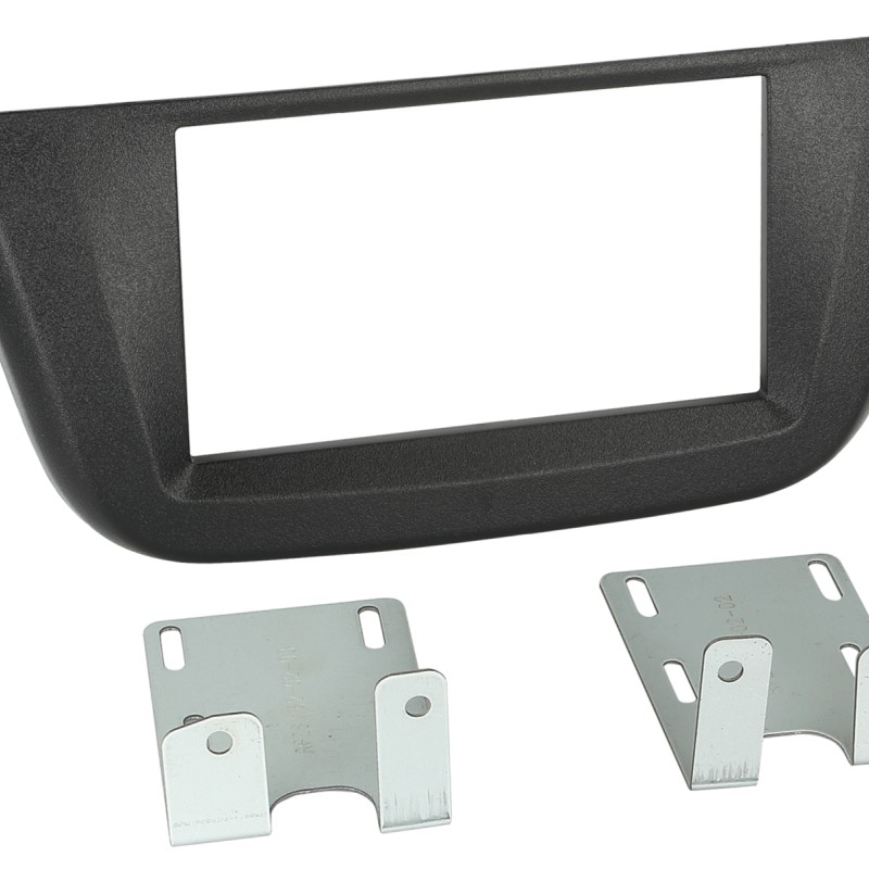 2-DIN Radioblende Iveco Daily 2014-2023 schwarz genarbt