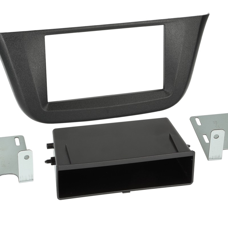 2-DIN Radioblende mit Fach Iveco Daily 2014-2023 genarbt