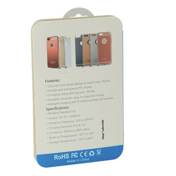 INBAY®Ladeschale für iPhone 6 / 6S / 7 schwarz