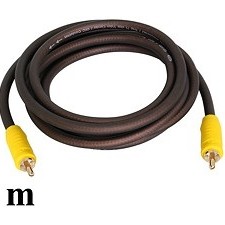 Cinch kabel 10m Länge für Video Rueckfahrkamera