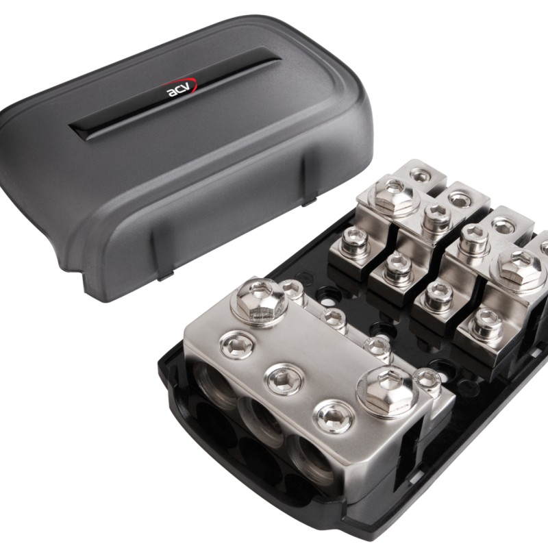 ANL Sicherungsverteilerblock silber 3 x 35 - 50 mm² Eingang