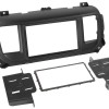 2-DIN Radioblende Citroen/Opel/Peugeot/Toyota schwarz