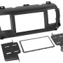2-DIN Radioblende Citroen/Opel/Peugeot/Toyota schwarz