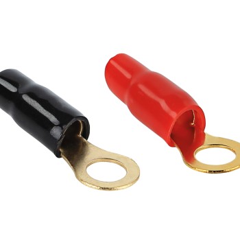 Ringösen 20 mm² > 6,4 mm 1 x rot / 1 x schwarz