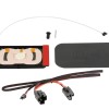 INBAY® Kit 3 Spulen12V T-Kabel/Lichtleiter Kit 5W