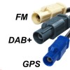 ATTB 3761.06 Dachantenne FM/DAB/GPS inkl. Alle 3 stk. Adapterkabel 6.5 m