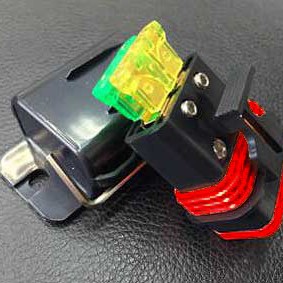 AMPIRE Sicherungshalter-Set 6/10mm² mit ATC-Sicherungen, wasserdicht