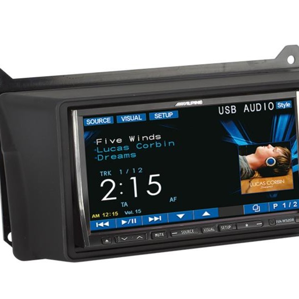 2-DIN Radioblende BMW 3er(E46) 1998-2007 5 Schalter