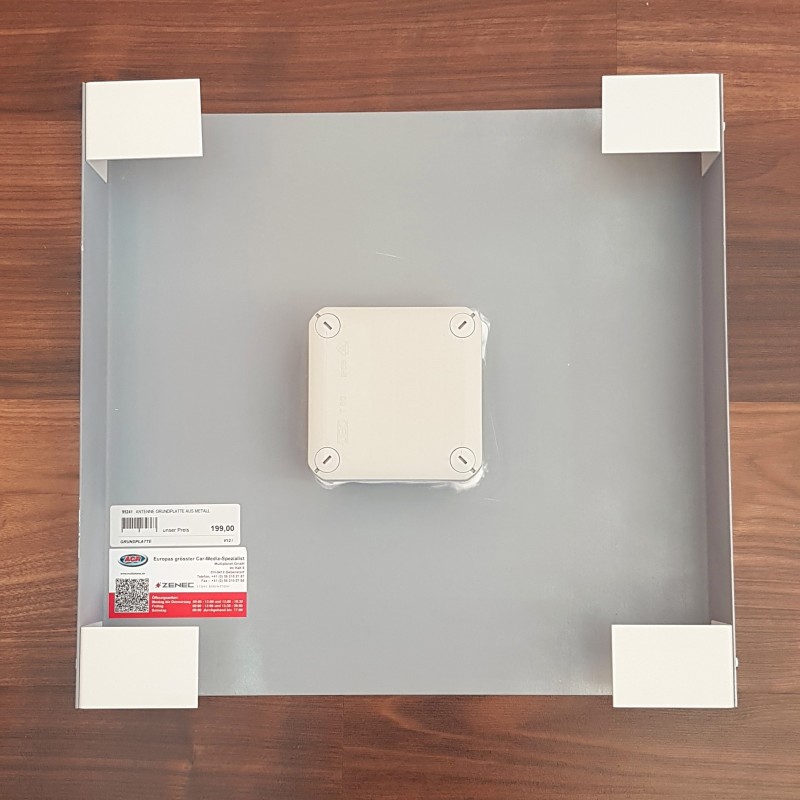 Antenne Grundplatte aus Metall