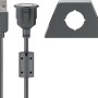 USB-Einbaubuchse mit 500cm Kabel