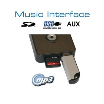 Digitales Music Interface USB SD AUX Mini ISO für Audi, VW, Seat, Skoda