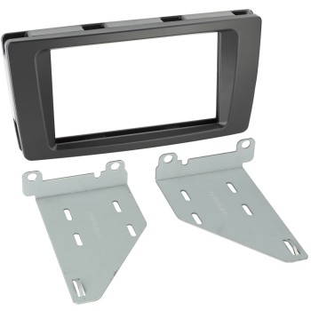 2-DIN Radioblende Skoda Octavia(1Z)/Yeti(5L) schwarz
