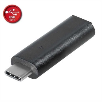 USB Adapter - USB 3.1 Typ C Stecker auf Micro-USB B Buchse - Schwarz